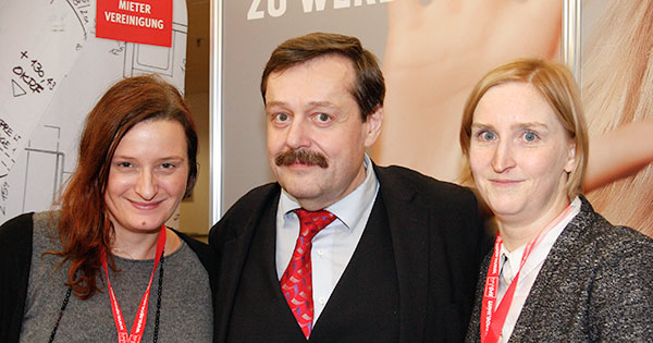 Alexandra Rezaei, Werner Gruber, Elke Hanel-Torsch; Foto: MVÖ
